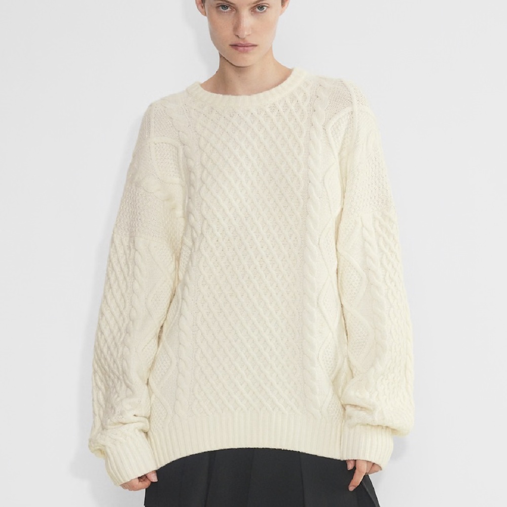Aritzia Peggy Sweater - Whisper White NWT